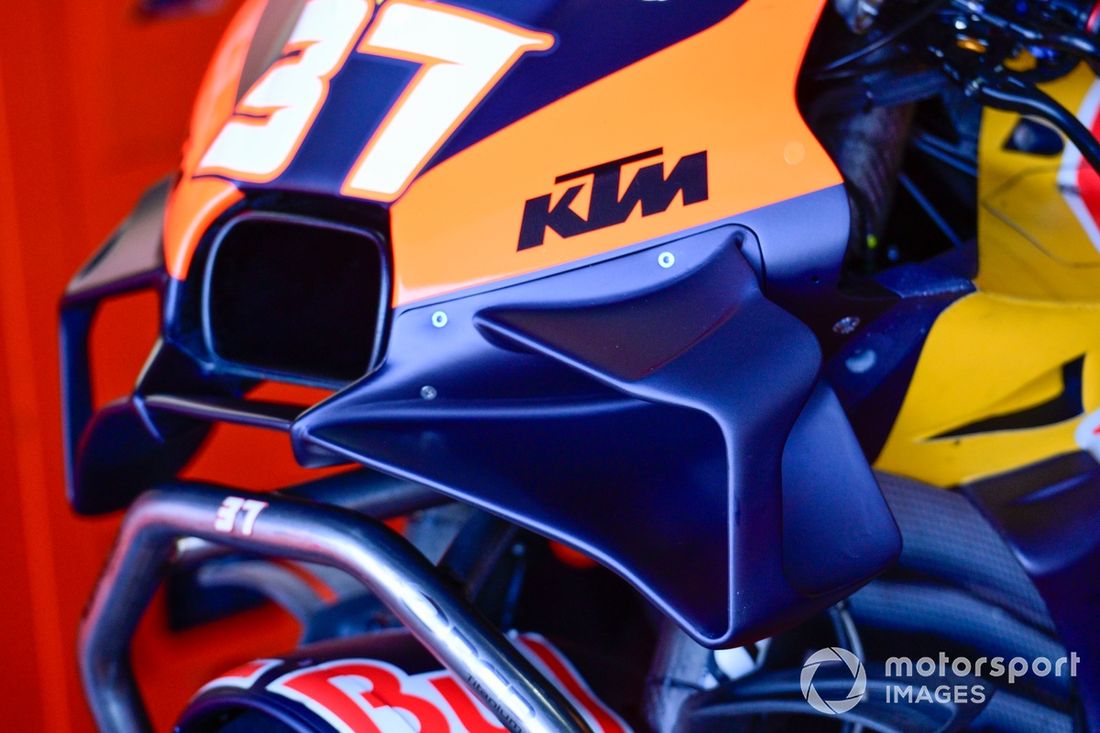 Detalle de la moto Red Bull KTM Factory Racing