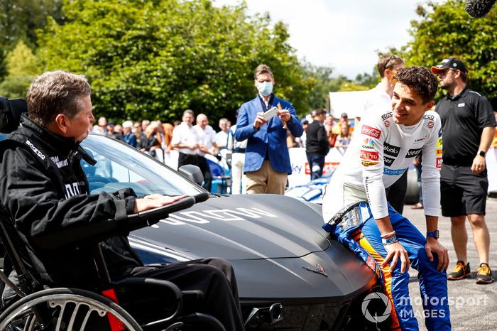 Sam Schmidt y Lando Norris