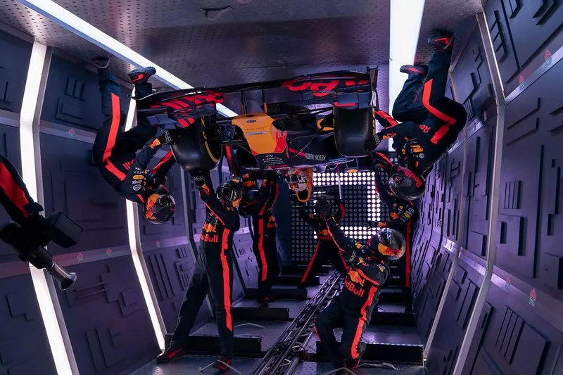 Red Bull Zero-G pit stop