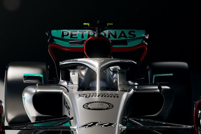 Detalle del Mercedes W13