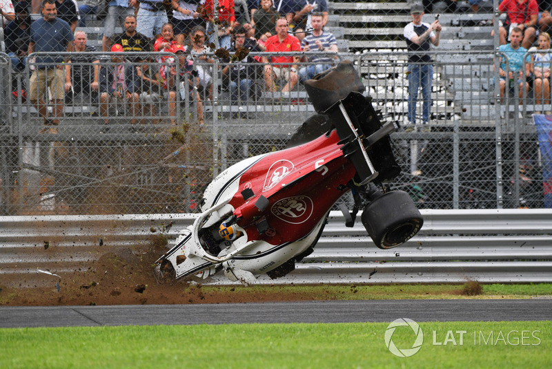 Marcus Ericsson, Sauber C37 kazası