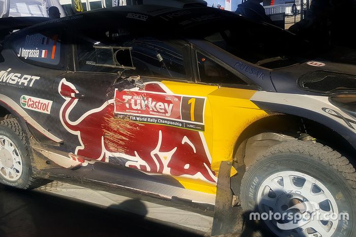 El coche de Sébastien Ogier, Julien Ingrassia, Ford Fiesta WRC, M-Sport

