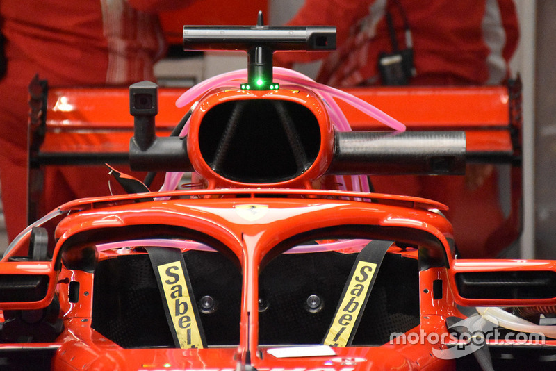 Bagian depan Ferrari SF71H