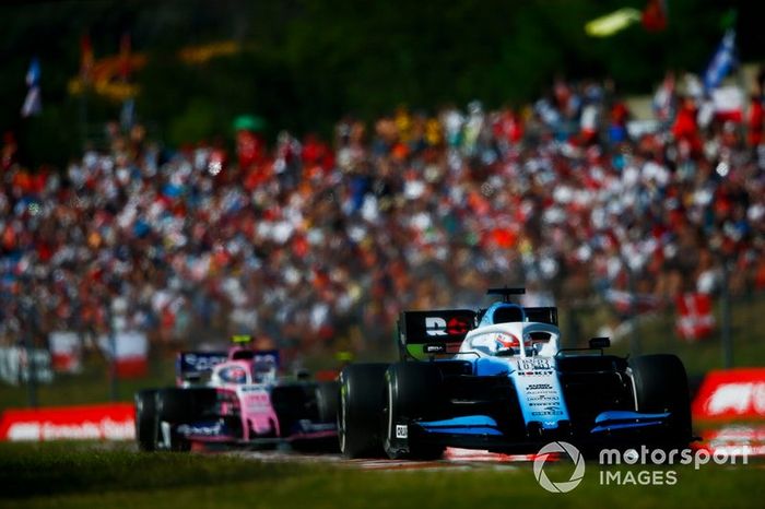 George Russell, Williams Racing FW42, Lance Stroll, Racing Point RP19