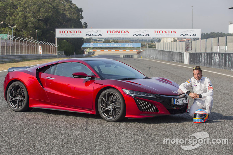 Fernando Alonso und der Honda NSX