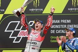 Podium: Race winner Jorge Lorenzo, Ducati Team