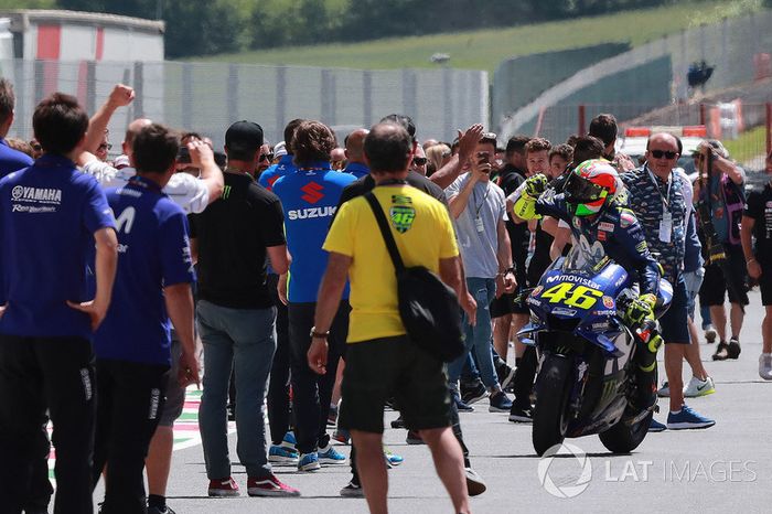 Tercer lugar Valentino Rossi, Yamaha Factory Racing