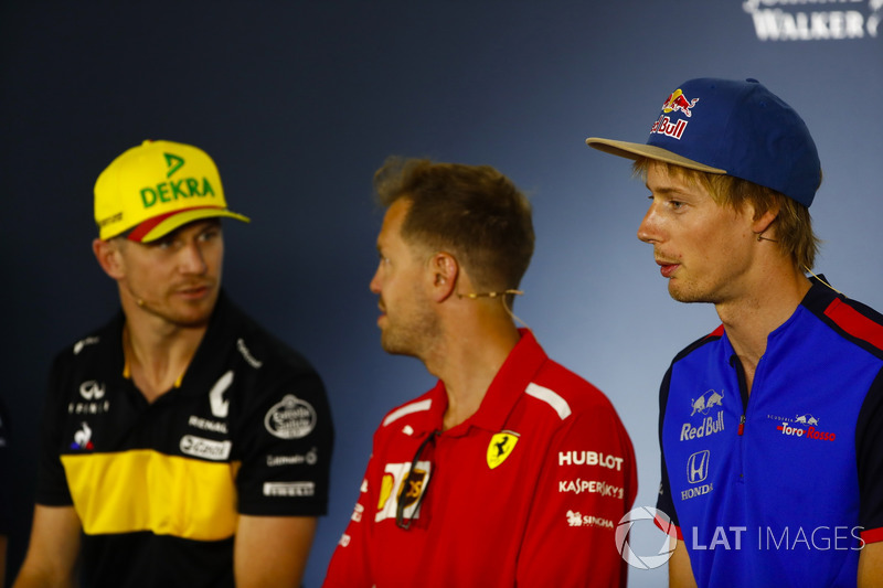 Force India, Ніко Хюлькенберг, Renault Sport F1 Team, Себастьян Феттель, Ferrari, Брендон Хартлі, Toro Rosso