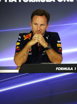 Christian Horner, Red Bull Racing Team Principal in the Press Conference