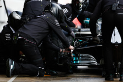 Pit stop, Valtteri Bottas, Mercedes AMG F1 W09