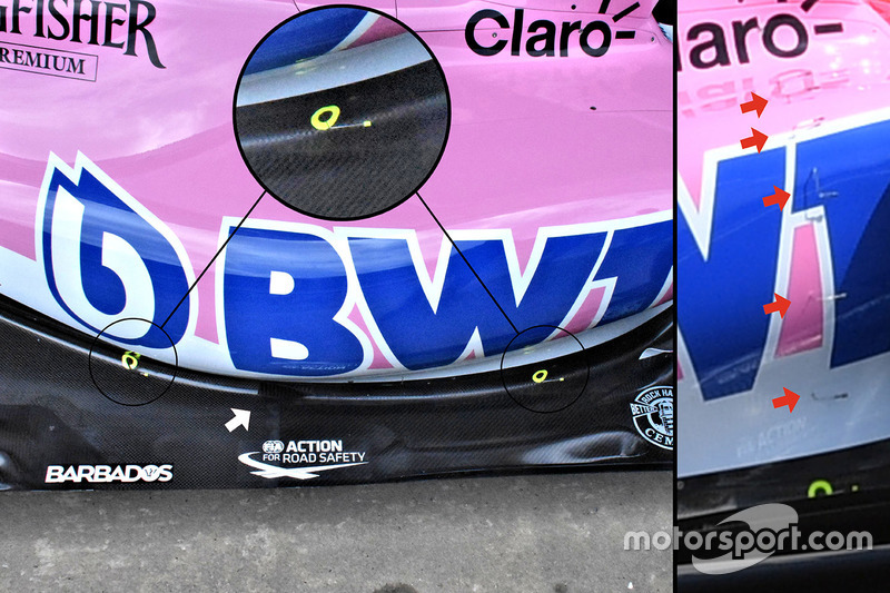 Force India sensors