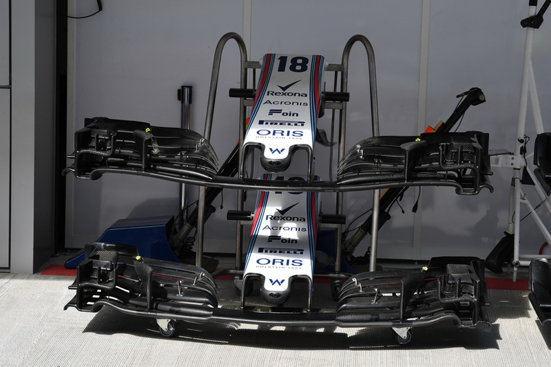 Des nez et ailerons avant de Williams FW41