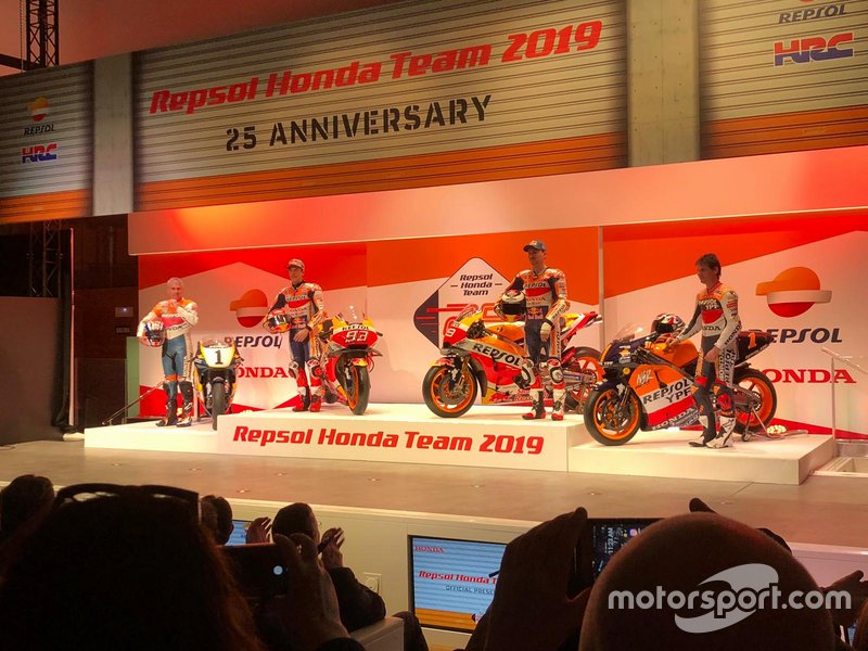 Мік Дуен, Марк Маркес, Хорхе Лоренсо, Алекс Крівілл, Honda HRC