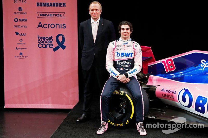 Andrew Green, direttore tecnico, Racing Point F1 Team e Lance Stroll, Racing Point F1 Team