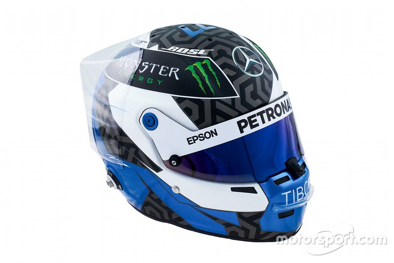 Casco de Valtteri Bottas, Mercedes, para 2019