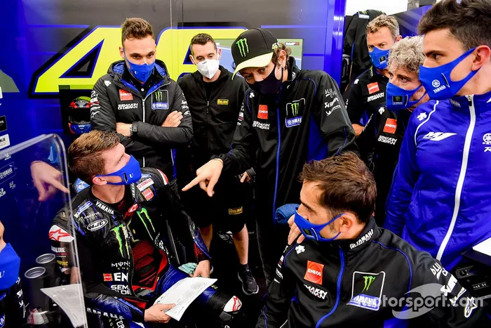 Garrett Gerloff y Valentino Rossi, Yamaha Factory Racing
