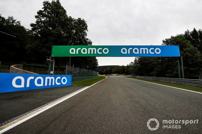 Detalle de la pista de Spa-Francorchamps