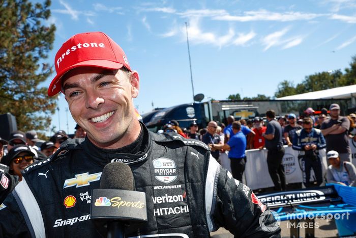 Ganador de la carrera Scott McLaughlin, Team Penske Chevrolet