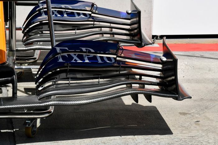 Alerón delantero del McLaren MCL34 