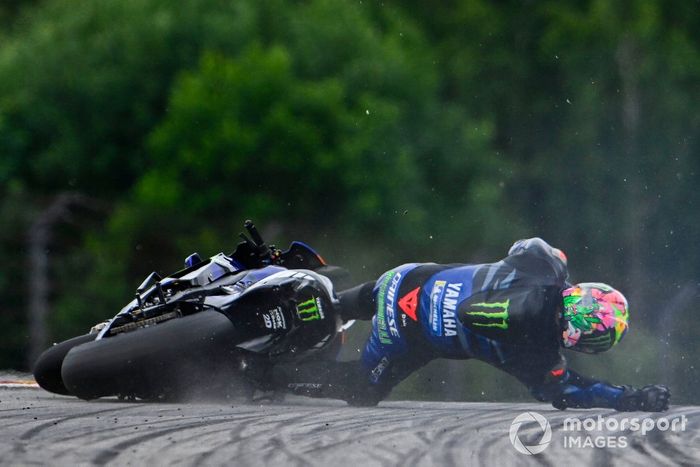 Caída de Franco Morbidelli, Yamaha Factory Racing