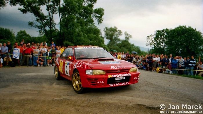 Gianmarino Zenere , Sauro Farnocchia, Subaru Impreza 555 Rajd Polski 1998