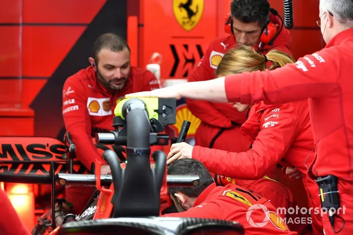Sebastian Vettel's Ferrari SF1000 