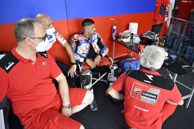 Jorge Martin, Pramac Racing, Gigi Dall'Igna, General Manager Ducati Corse