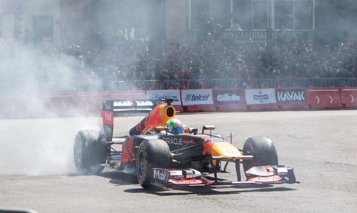 Sergio Pérez. Red Bull ShowRun CDMX