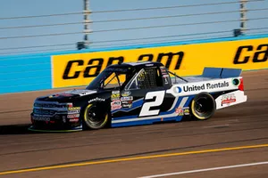 Sheldon Creed, GMS Racing, Chevrolet Silverado United Rentals/AM Ortega