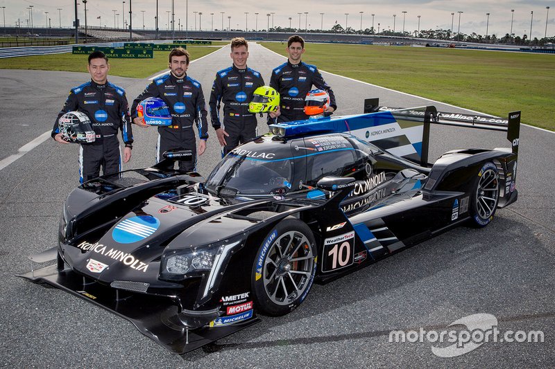 Kamui Kobayashi, Fernando Alonso, Renger van der Zande, Jordan Taylor