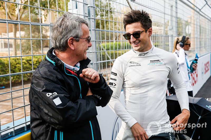 Mitch Evans, Panasonic Jaguar Racing on the grid