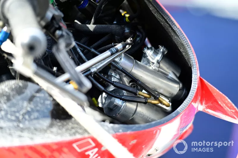 Enea Bastianini, Ducati Team, crashed bike
