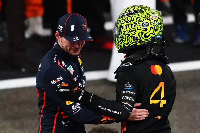 Lando Norris, McLaren, Max Verstappen, Red Bull Racing