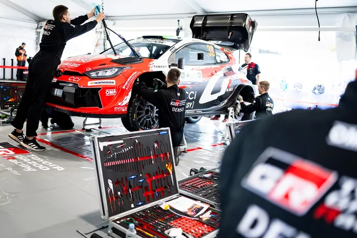 Toyota Gazoo Racing WRT team area