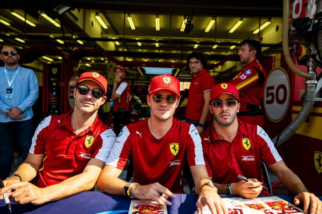 #50 AF Corse Ferrari 499P: Antonio Fuoco, Miguel Molina, Nicklas Nielsen