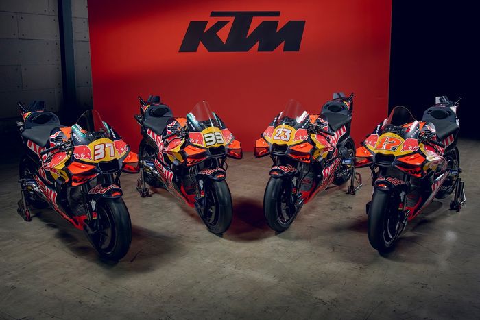 Livrea Red Bull KTM Factory Racing, livrea Red Bull KTM Tech3 