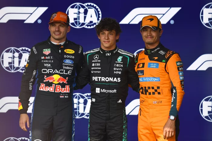 Andrea Kimi Antonelli, Mercedes, Max Verstappen, Red Bull Racing, Lando Norris, McLaren