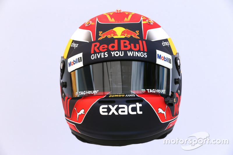 Il casco di Max Verstappen, Red Bull Racing RB13