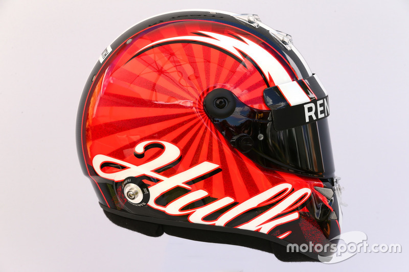 Le casque de Nico Hulkenberg, Renault Sport F1 Team RS17
