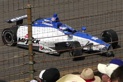 Crash: Takuma Sato, Rahal Letterman Lanigan Racing, Honda (Screenshot)