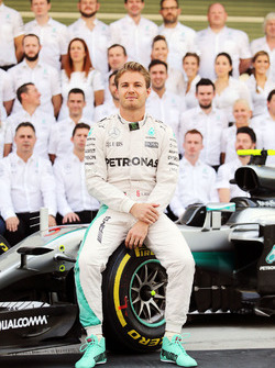 Nico Rosberg, Mercedes AMG F1 lors d'une photo de l'équipe