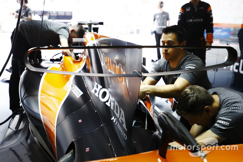 Le T-wing de la McLaren
