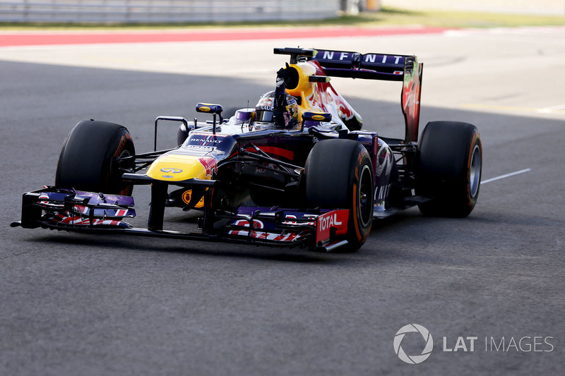 Ganador de la carrera Sebastian Vettel, Red Bull Racing RB9