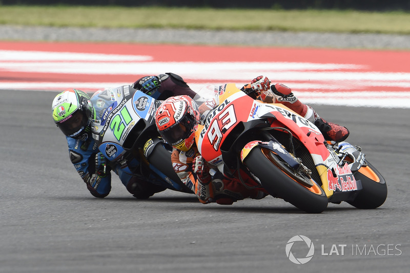 Franco Morbidelli et Marc Márquez