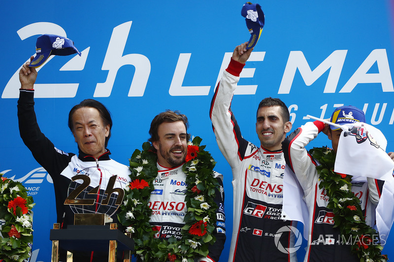 Sébastien Buemi, Kazuki Nakajima, Fernando Alonso, Toyota Gazoo Racing