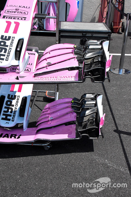 Morro y alerón delantero del Force India VJM11