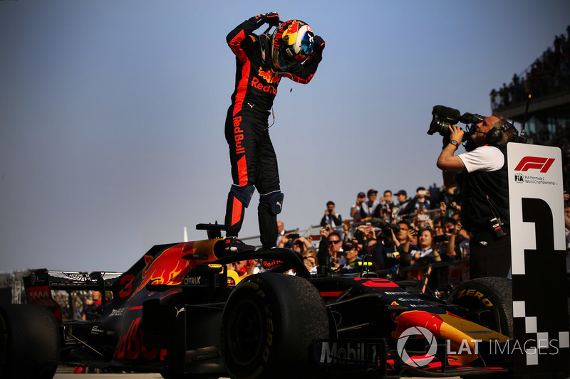 Race winner Daniel Ricciardo, Red Bull Racing