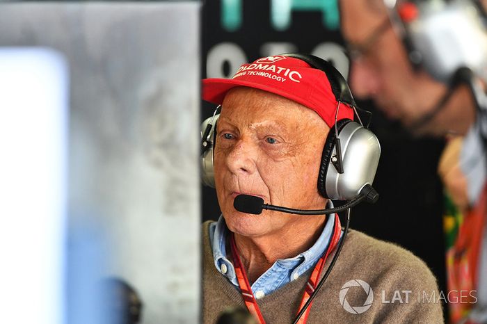 Niki Lauda, presidente no ejecutivo de Mercedes AMG F1