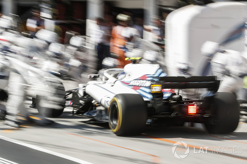 Sergey Sirotkin, Williams FW41 au stand