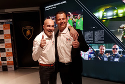 Armando Donazzan, proprietario del team Orange1 Racing, e il team manager Gottfried Grasser, GRT